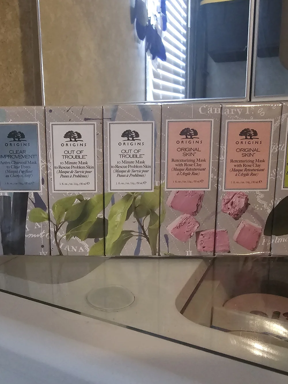 Origins Face Mask Minis - Charcoal, Rose Clay, Out of Trouble & Drink Up - NEW